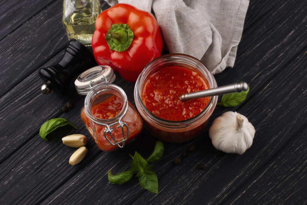 What is basic tomato sauce made of?
